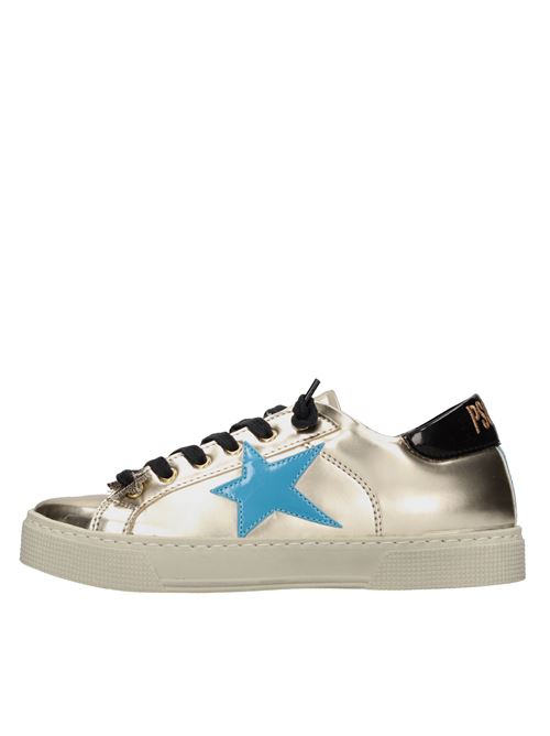 Sneakers in ecopelle PASQUALEXY3 | PXCD 001ORO-AZZURRO